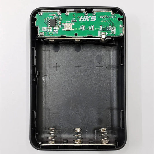 Caixa de Bateria Sem Solda DIY com 3 Portas USB para 18650