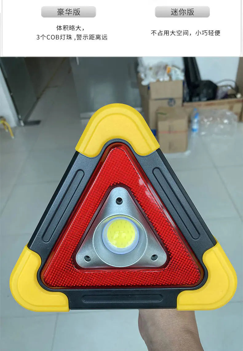 Luz de Aviso Triangular LED