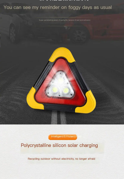 Luz de Aviso Triangular LED